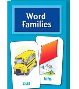 Word Families Flash Cards