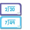 Division 0-12 Flash Cards