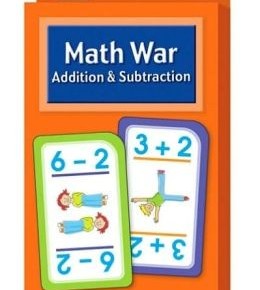 Math War: Addition & Subtraction Game Cards