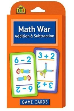 Math War: Addition & Subtraction Game Cards