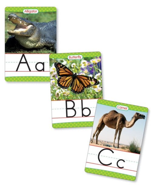 Animals From A to Z Manuscript Alphabet Set