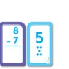 Subtraction 0-12 Flash Cards