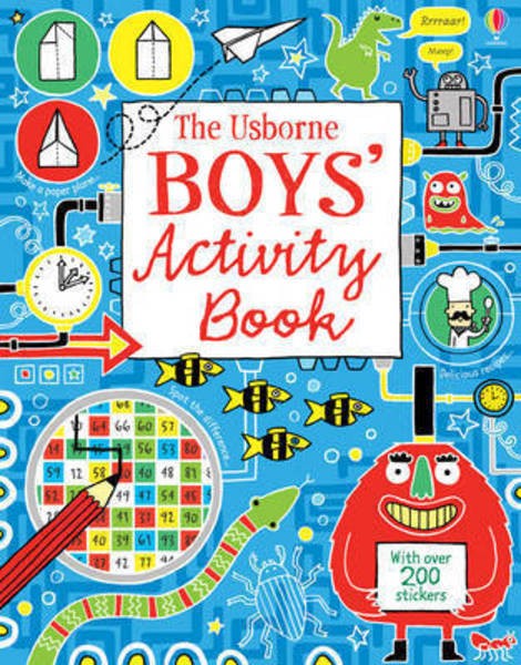Boys' activity book