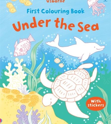 First colouring book: Under the sea