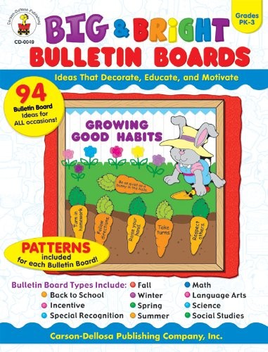Big & Bright Bulletin Boards, Grades Pk-3