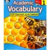 Academic Vocabulary: 25 Content-Area Lessons Level 1 [With CDROM]