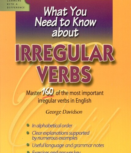 What you need to know about irregulars verbs