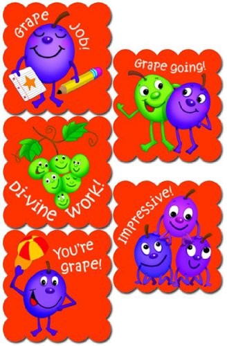 Cartoon Fruit Scratch 'N Sniff Stickers – Grape