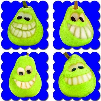 Photo Fruit Scratch N Sniff Stickers – Pear