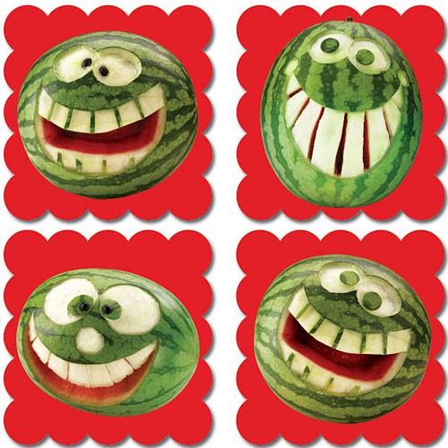 Photo Fruit Scratch N Sniff Stickers – Watermelon