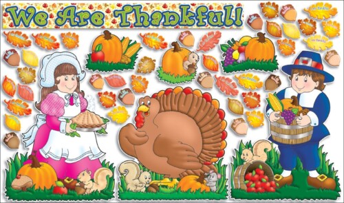 Happy Thanksgiving! Bulletin board set