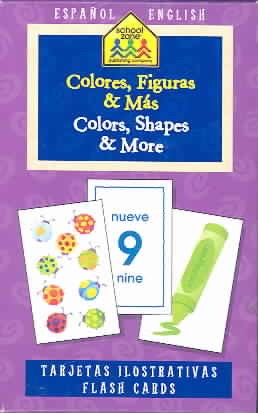 Colors, Shapes & More Flashcards bilingüe