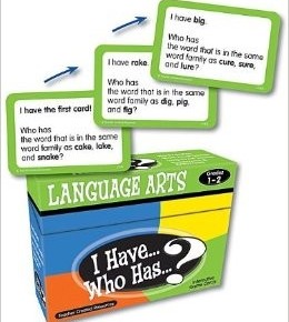 I have, who has language arts game. Grade 1-2