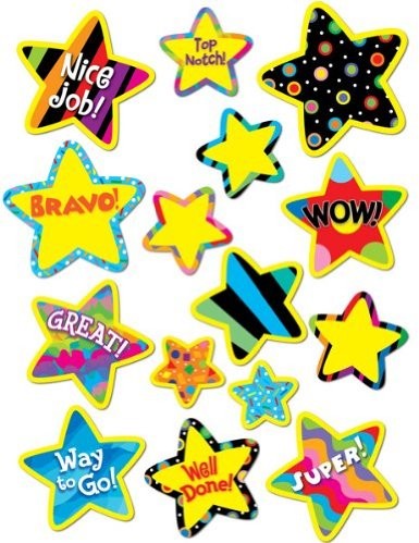 Poppin Pattern Bright Star Stickers