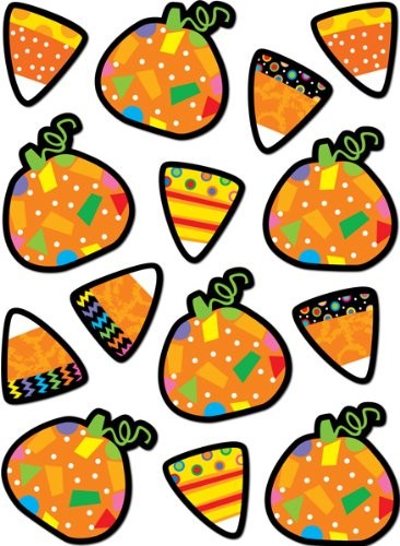 Poppin Patterns Pumpkins & Candy Corn Stickers