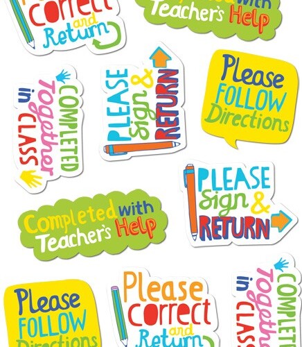 Time-Saving Phrases Stickers