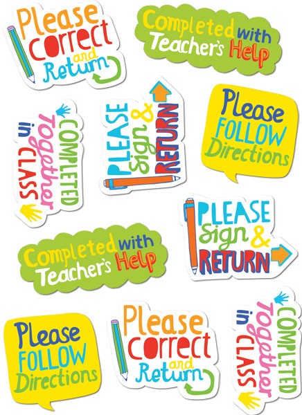 Time-Saving Phrases Stickers