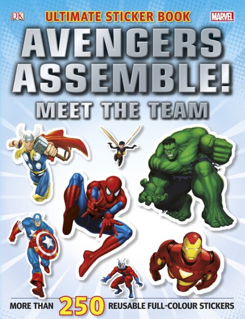 Avengers assemble! Meet the team. Sticker book