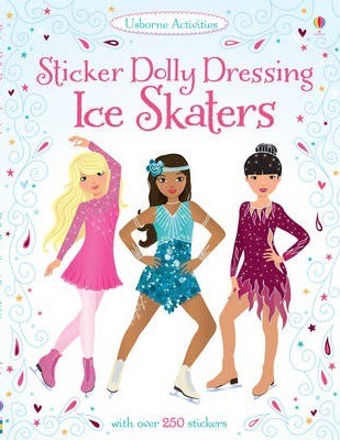 Sticker Dolly dressing Ice skater