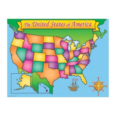 USA MAP FRIENDLY CHART