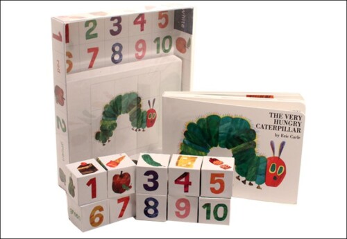 The very hungry caterpillar Board book with number blocks
