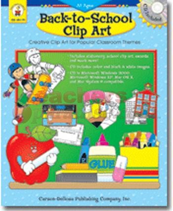 Back-to-School Clip Art + CD