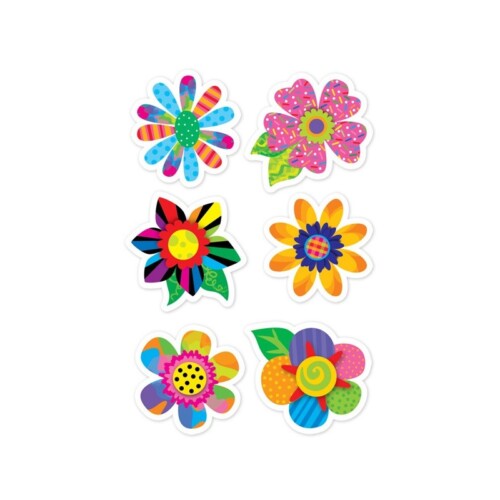 Poppin' Patterns Spring Flowers Stickers - CTP4114