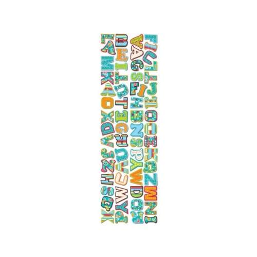 Dots on Turquoise 2" Designer Letter Stickers -CTP4146