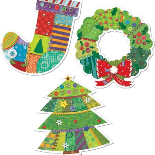 Winter Holiday Cut-Outs CTP 6437