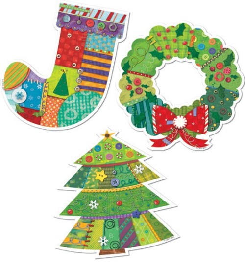 Winter Holiday Cut-Outs CTP 6437