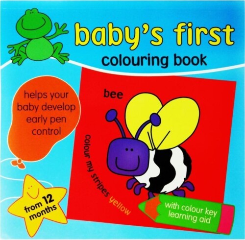 Baby's first colouring book Bee