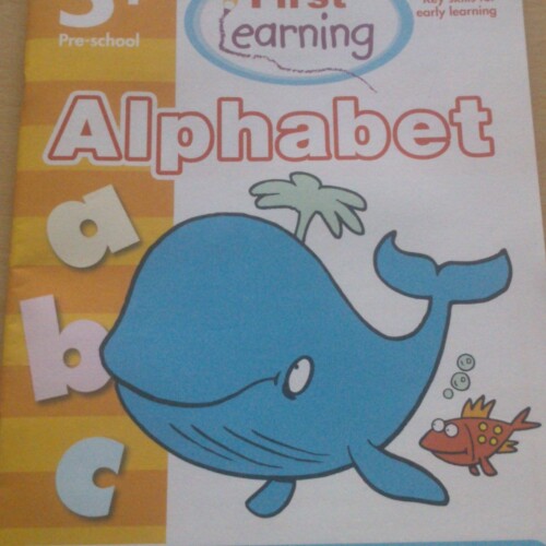 First Learning alphabet pre-school 3+