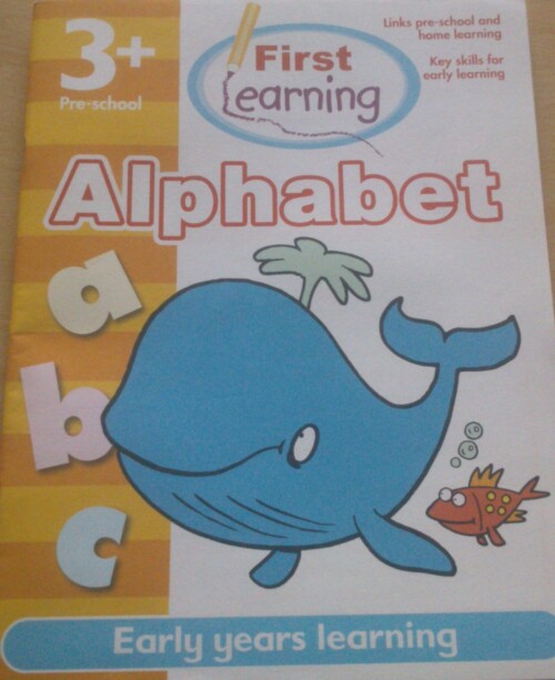 First Learning alphabet pre-school 3+