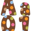 Dots on Turquoise Upper and Lowercase - CTP1868