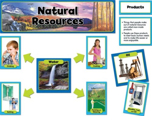 Natural Resources Mini Bulletin Board Set - CTP4702