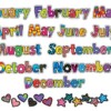 Poppin' Patterns Months of the Year CTP1479