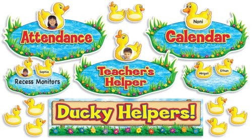 Scholastic Teacher's Friend Ducky Helpers! Mini Bulletin Board (TF8066)