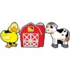 Barns & Farm Animals: Cut-Out Buddies - CD 120062
