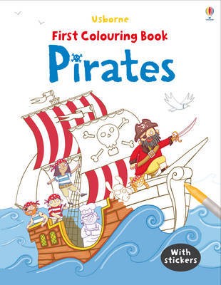 First colouring book pirates