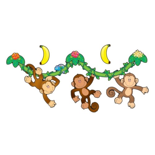 Monkeys bulletin board set