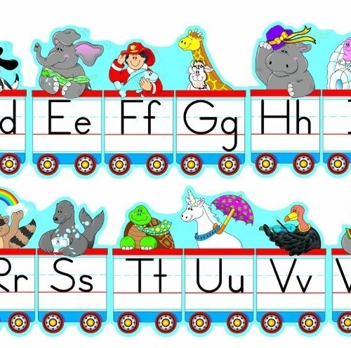Alphabet Train Bulletin Board Set