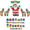 Santa n' reindeer bulleting board