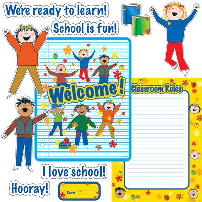 Welcome back to school bulletin board CTP1694