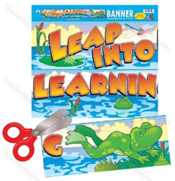 Leap into learning banner CD102003