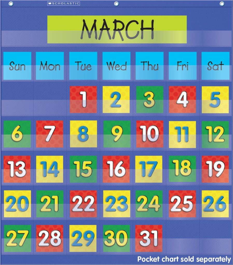 Calendar dates englishwooks