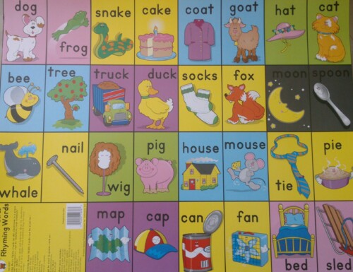 Rhyming words basic skills