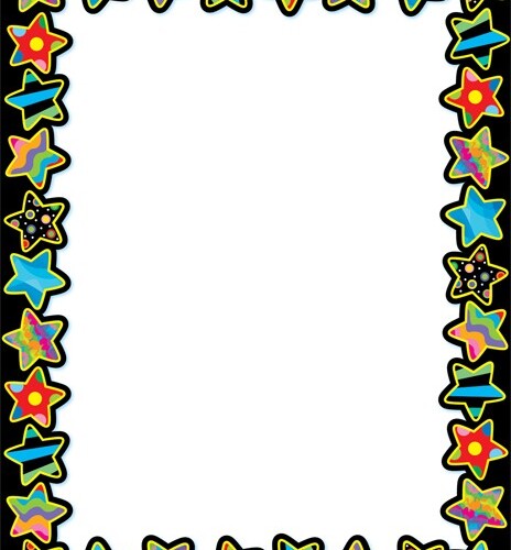 Poppin' Patterns Stars Poster Chart