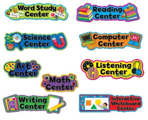 Poppin' Patterns Learning Center Signs