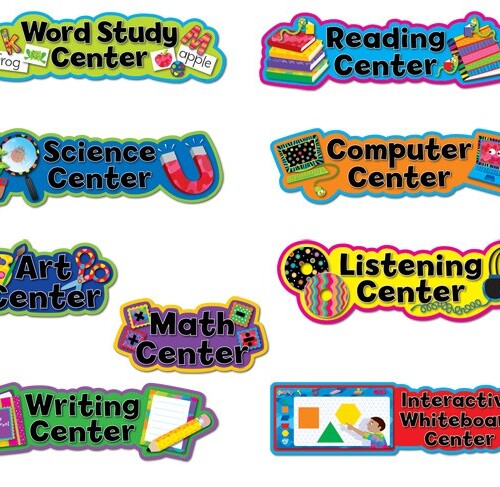 Poppin' Patterns Learning Center Signs