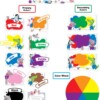 Colors Mini Bulletin Board Set